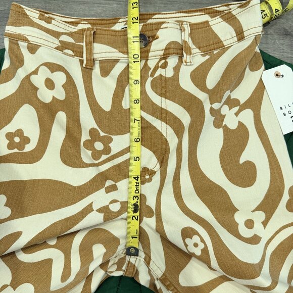 Billabong Womens 27 Free Fall High Waist Wide Leg Pant Beachy Retro Groovy - Picture 9 of 10